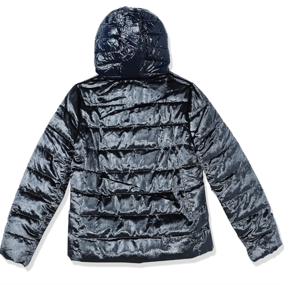 Invicta Blue Winter Fitted Hooded Puffer - Picture 2 of 8